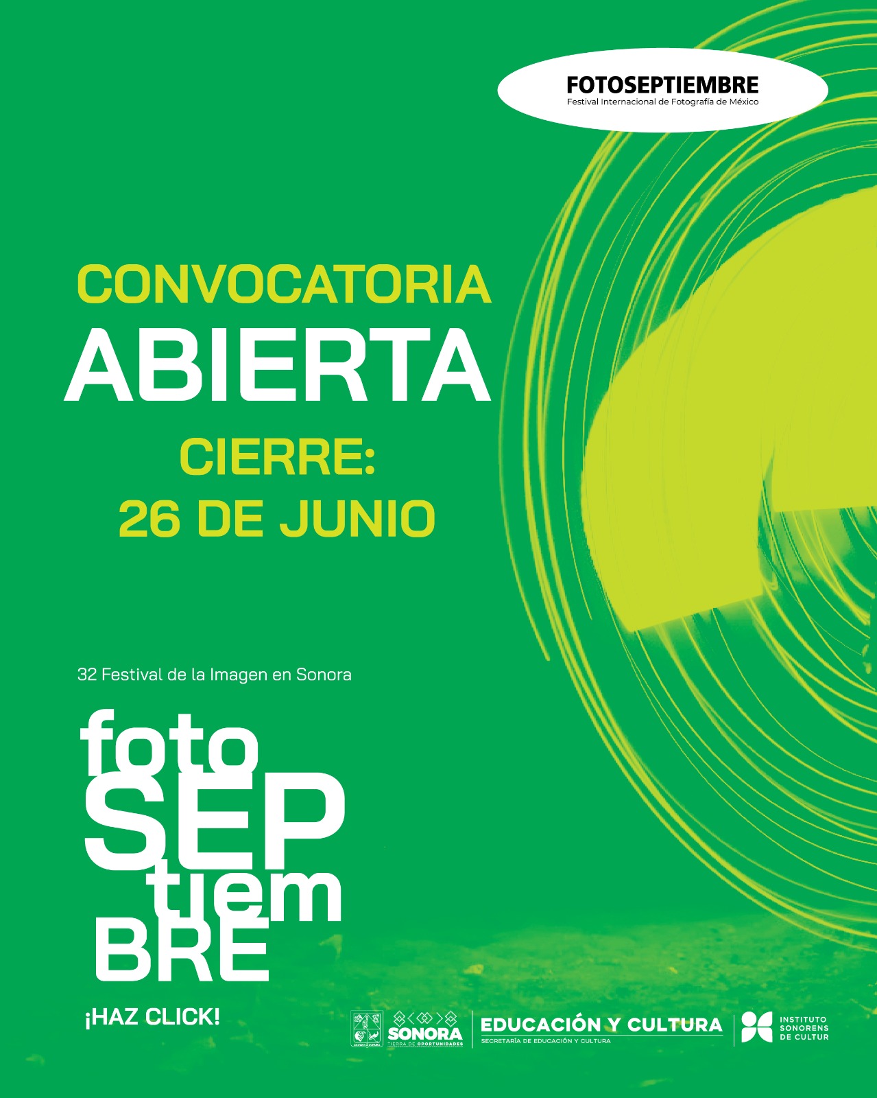 Bases para participar en el 32 Festival de la Imagen en Sonora "FOTOSEPTIEMBRE 2026"